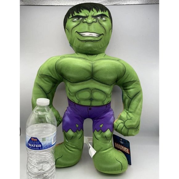 THANOS & HULK  2in1 Marvel Half Ems 18" Tall /Double Sided Plush Toy  New W/Tags - Picture 3 of 6